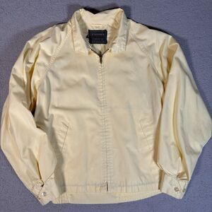 Vintage Kentfield Jacket‎ Yellow Men’s Size 38 Water Repellent Pockets Japan